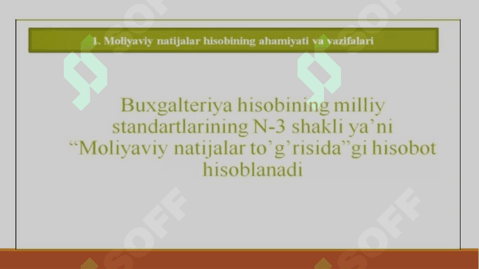 Foyda va zararlar tahlil 2
