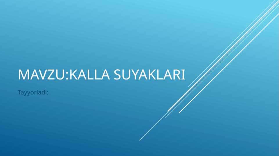Kalla suyaklari