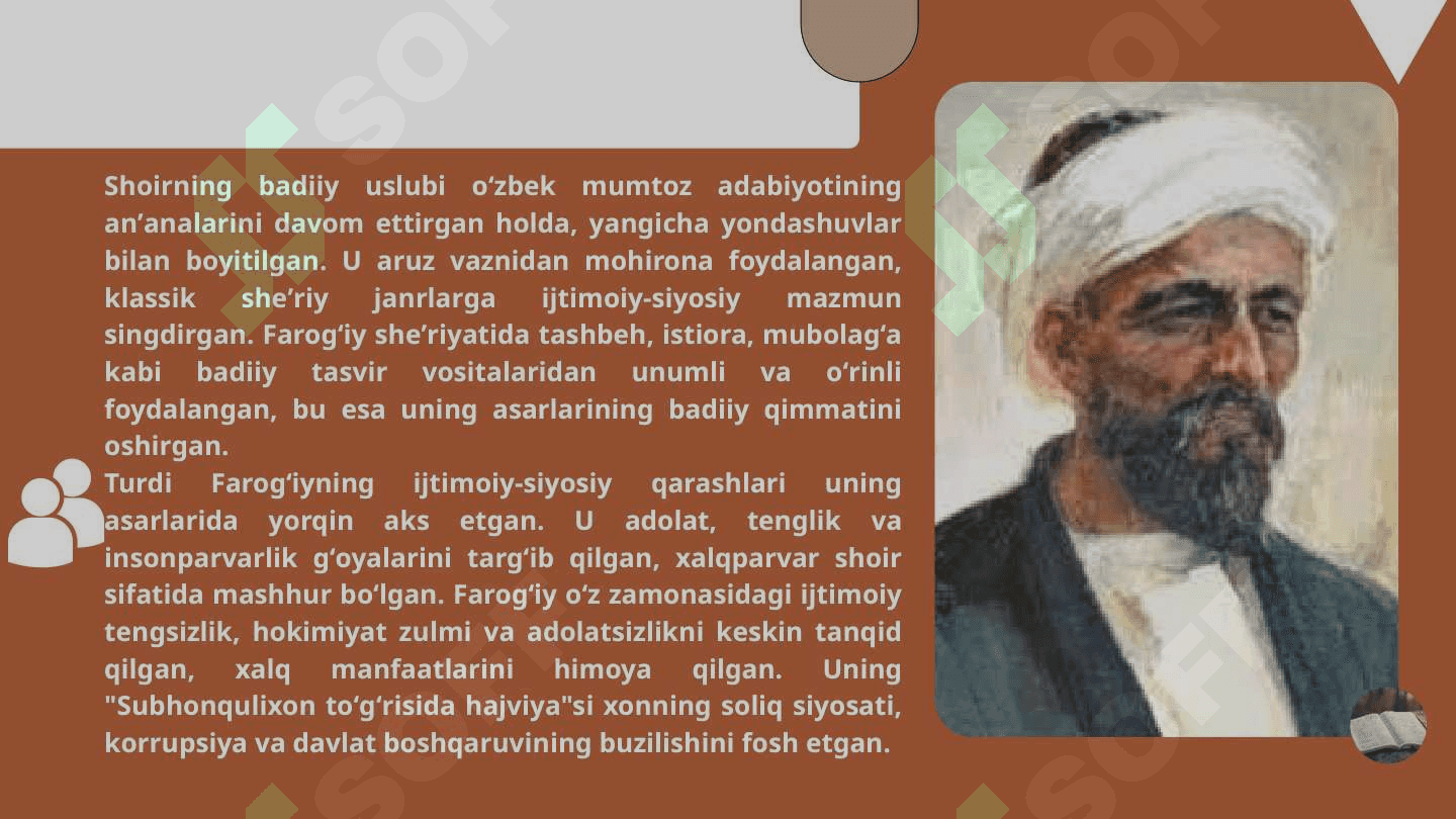 TURDI FAROGʻIYNING "SUBHONQULIXON TOʻGʻRISIDA HAJV" ASARI TAHLILI 5