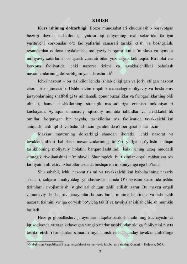 ICHKI NAZORAT TIZIMI VA TAVAKALCHILIKNI BAXOLASH..doc 2