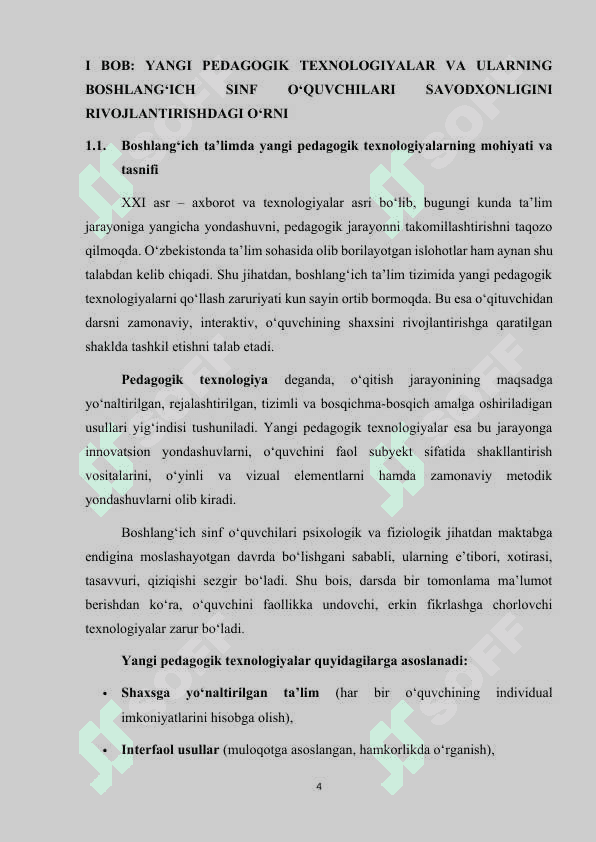 2-SINF O‘QISH SAVODXONLIGI DARSLIGIDAGI HUNNAR-ZAR,KASB-GAVHAR  BO‘LIMINI YANGI PEDAGOGIK TEXNOLOGIYALAR VOSITASIDA O‘RGANISH 4
