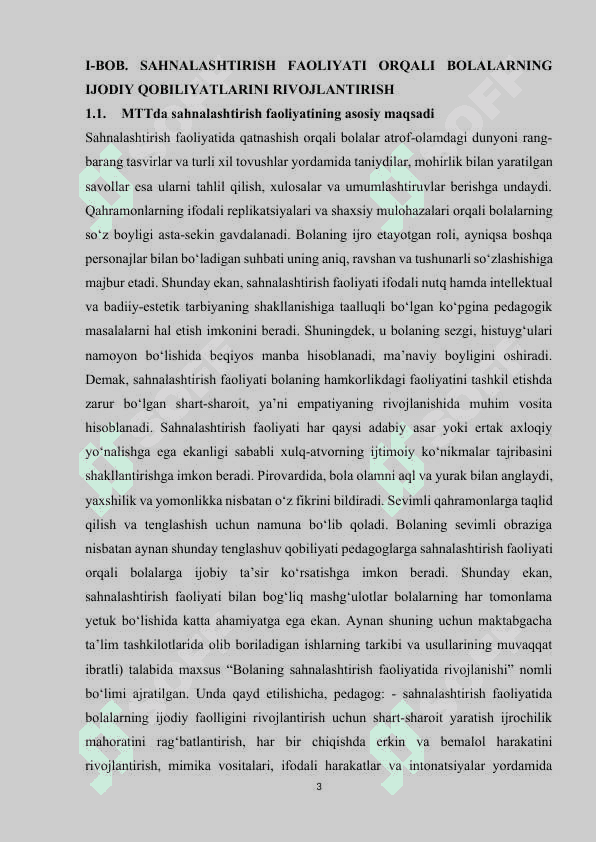 BOLALARNI ERTAKLARNI SAHNALASHTIRISHGA O‘RGATISH 3