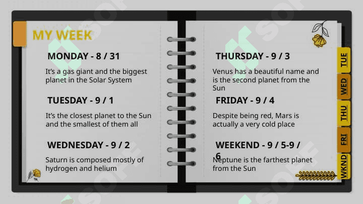 WEEKLY MINDME PLANNER 8