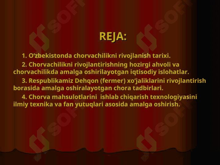 Kirish. Chorvachilikning xalq xo‘jaligidagi ahamiyati, rivojlanish istiqbollari. Qishloq xo’jalikhayvonlarini kelib chiqishi va biologik xususiyatlari 3