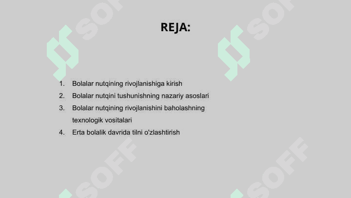 Bolalarni nutqini oʻstirish nazariyasi va texnologiyasi 2