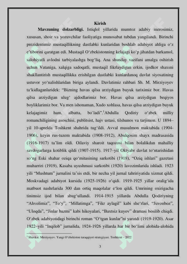 Kurs ishi Abdulla Qodiriy hajviy asarlari 3