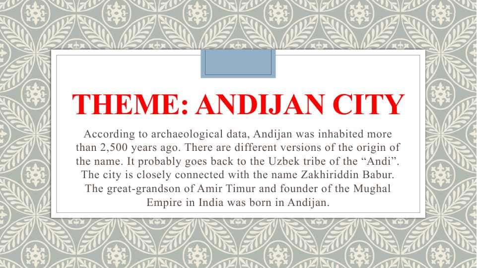 Andijan city