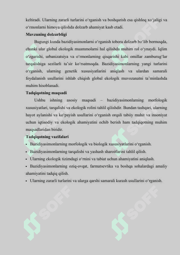 Bazidiyasimonlar vakillari, tarqalishi va xususiyatlari 3