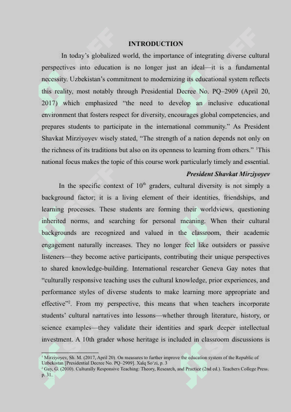 How diverse cultural perspectives can increase engagement and academic achievement for 10th grade students from various backgrounds 2