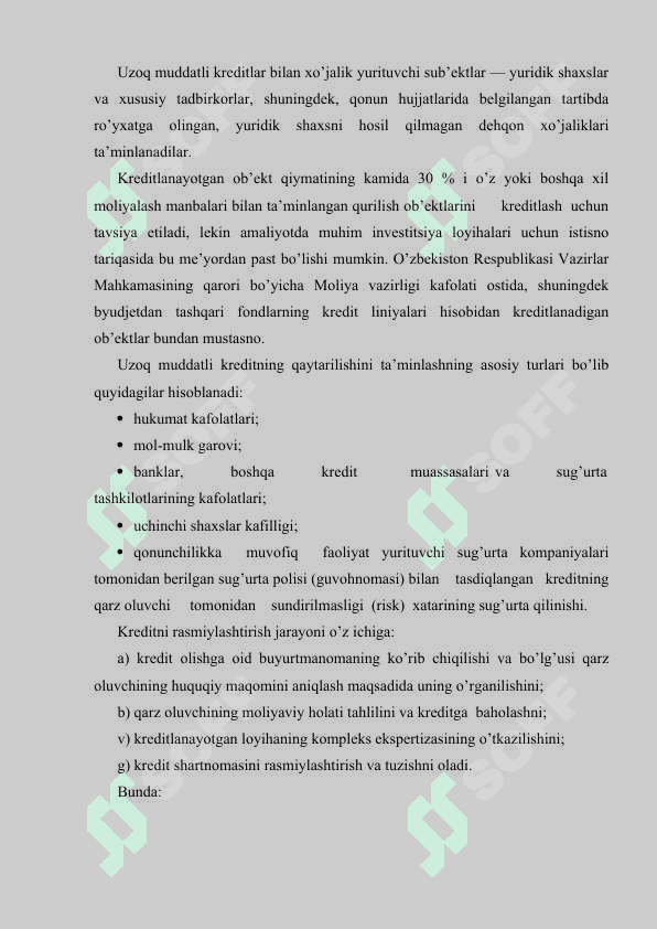 Investitsiya faoliyatini kreditlash 3