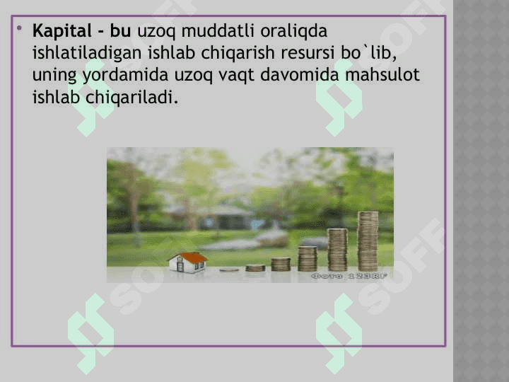 Investitsiyalar va KAPITAL QUYILMALAR VA KAPITAL BOZORI 3