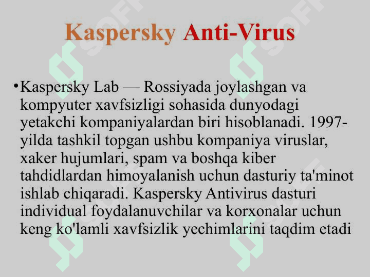 Kasperskiy Doctor web Nortot antivirus dasturlari 4