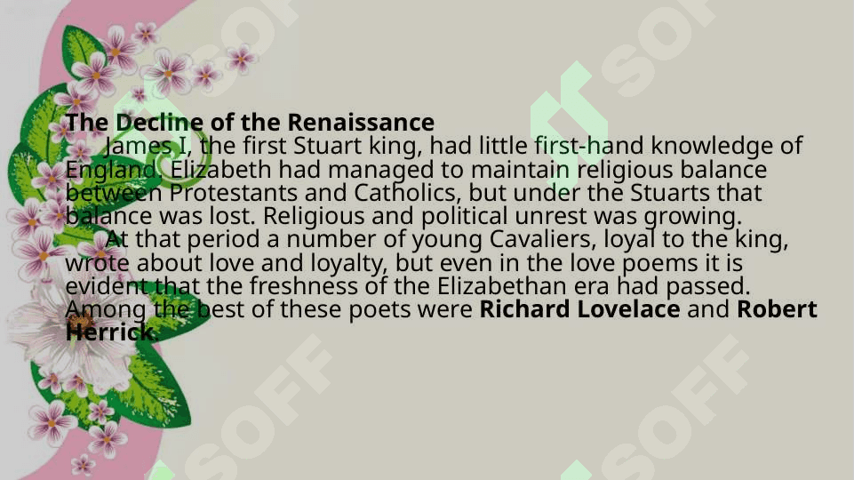 THE RENAISSANCE IN ENGLAND 8