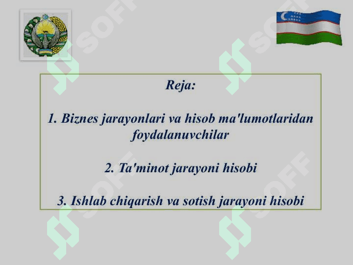 BIZNES JARAYОNLARI VA ULARNI HISOBGA OLISН 2