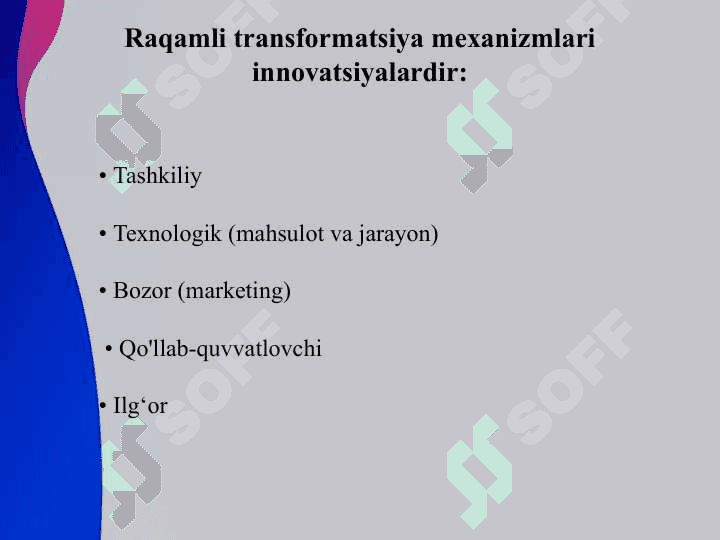 Raqamli transformatsiya. 8