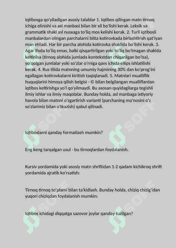 ilmiy matnda iqtibos keltirish 3
