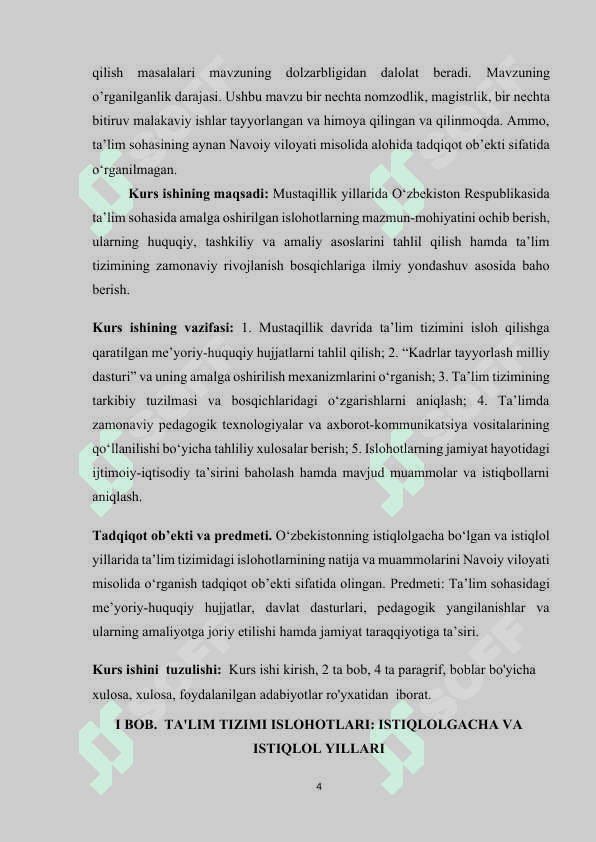 MUSTAQILLIK YILLARIDA TA’LIM SOHASIDA AMALGA OSHIRILGAN ISLOHOTLAR 4