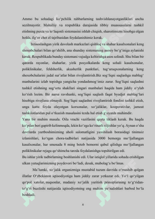 MUSTAQILLIK YILLARIDA TA’LIM SOHASIDA AMALGA OSHIRILGAN ISLOHOTLAR 6