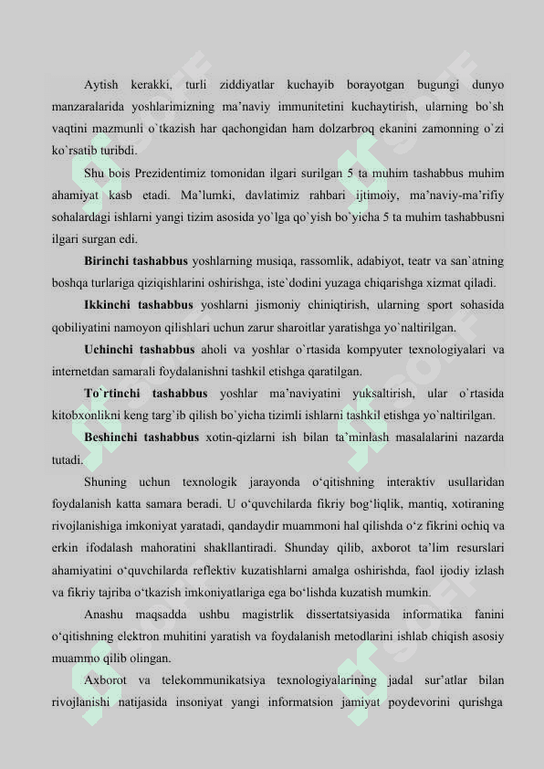 GLOBAL INTERNET TARMOG‘IDA INFORMATIKA FANIDAN ELEKTRON TA’LIM RESURSINI YARATISH VA FOYDALANISH METODIKASI 8
