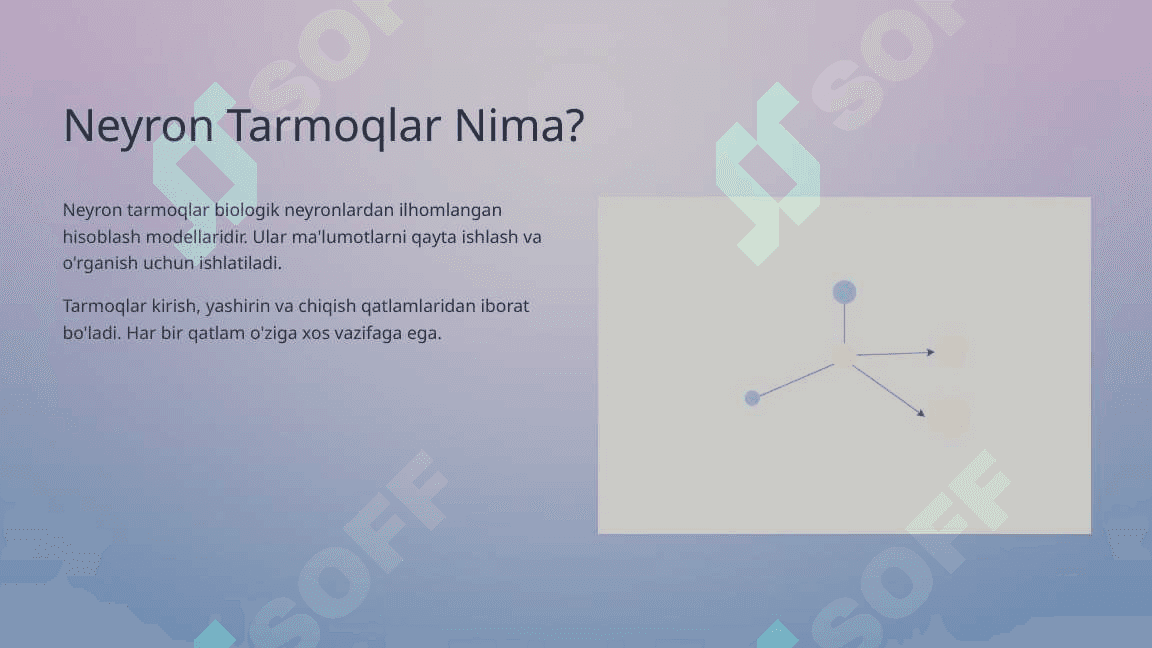 Neyron tarmoqlar taqdimot 2