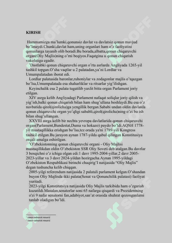 O’zbekiston Respublikasi Oliy Majlisi 2