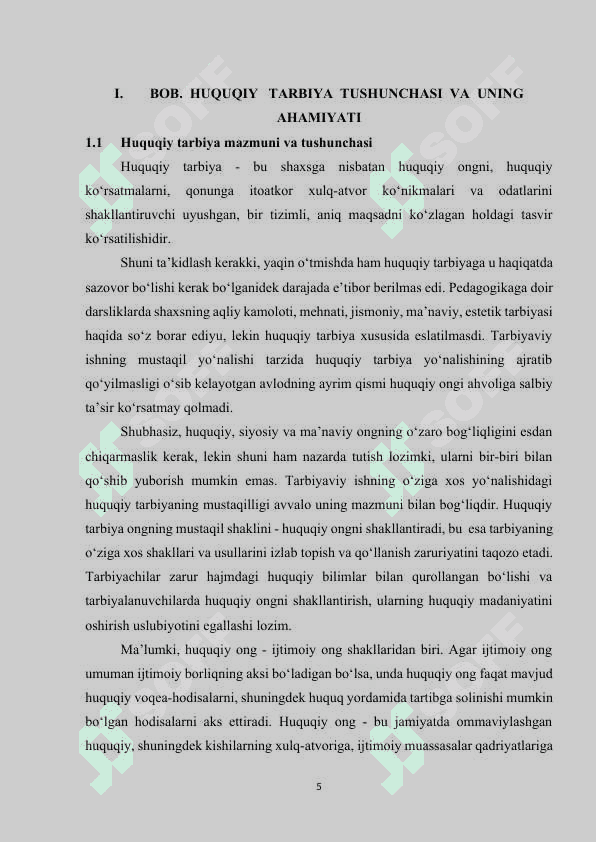 Davlat mexanizmi tushunchasi , tarkibiy qisimlari” mavzusida tayyorlagan KURS  ISHI 5