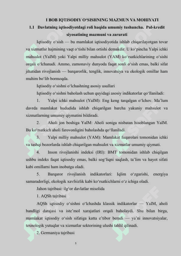 IQTISODIY O'SISHDA DAVLATNING PUL KREDIT SIYOSATI 4