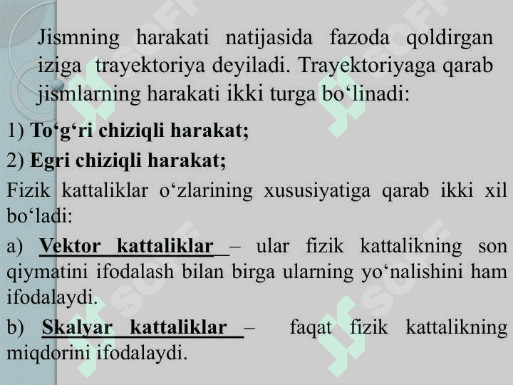 Moddiy nuqta kinematikasi. Egri chiziqli harakatda tezlik va tezlanish.Aylanma harakat. Burchak tezlanish. Normal va tangensial tezlanish. 8