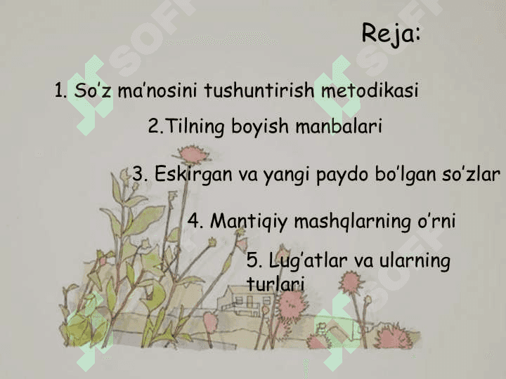 Lug’at ustida ishlash metodikasi 2