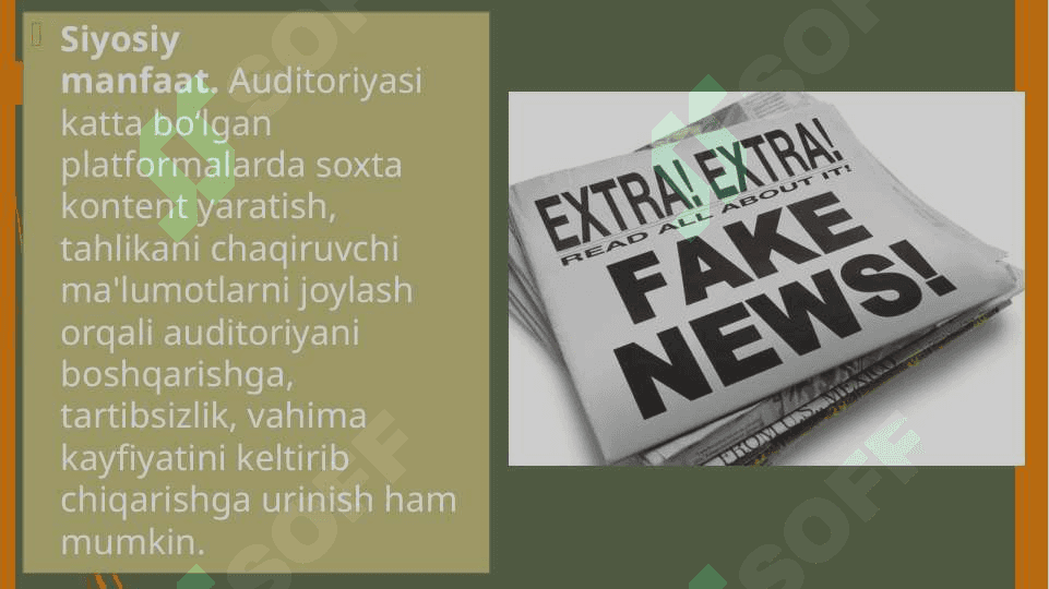 Feyk xabar yoki yolg'on axborotga qarshi immunitetni shakllantirish 8