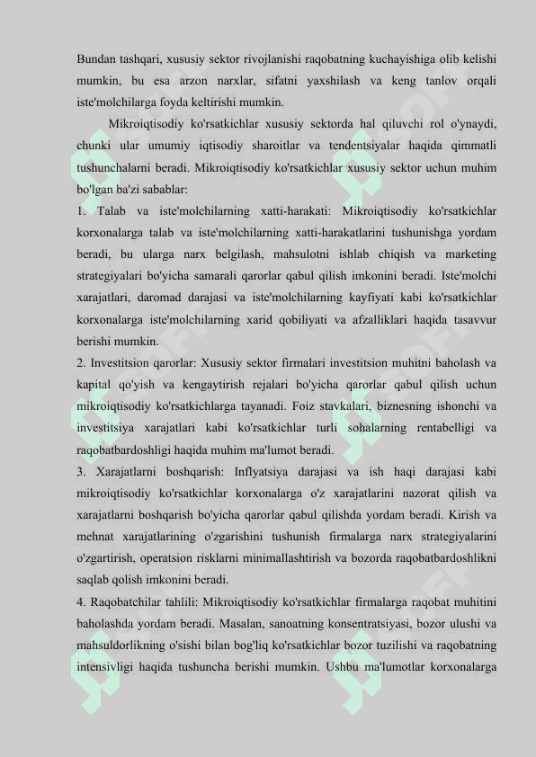xususiy sektor haqida maqola 4