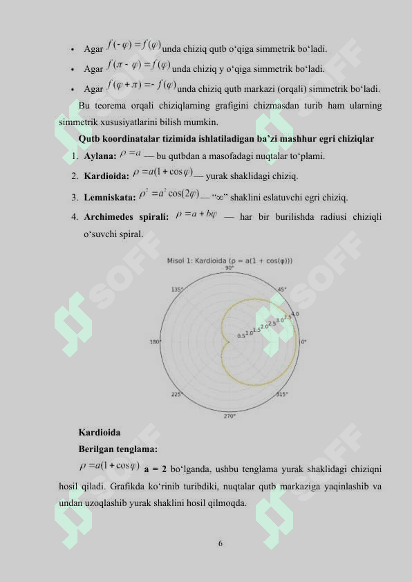 Qutb va polyara. Ikkinchi tartibli chiziqlar klassifikatsiyasi kurs ishi 6