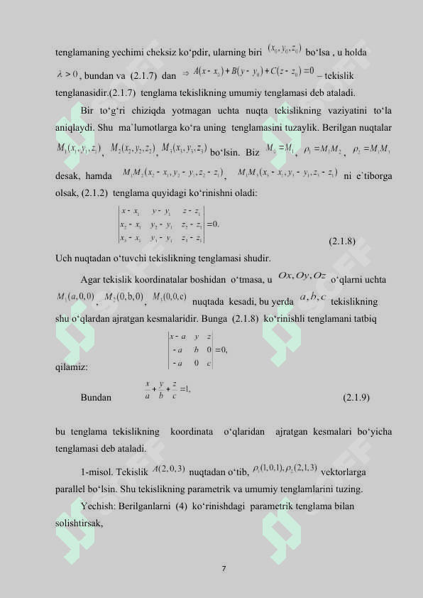 Tekislikda ajoyib egri chiziqlar   kurs ishi 2 7