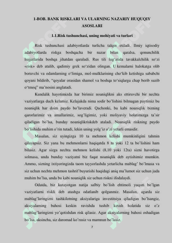 Tijorat banklarida kredit riskini boshqarish 6