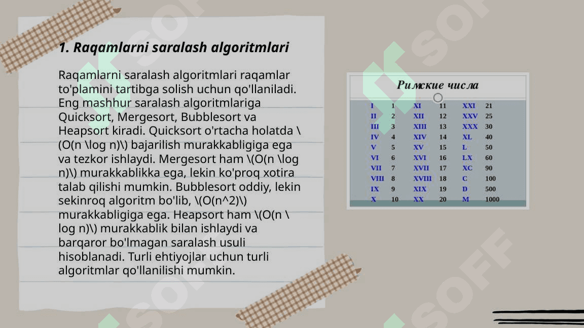 CHiziqli dasturlar. Raqamlar va satrlar bilan ishlash 3