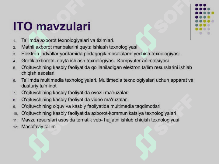 Ta’limda axborot texnologiyalari 3
