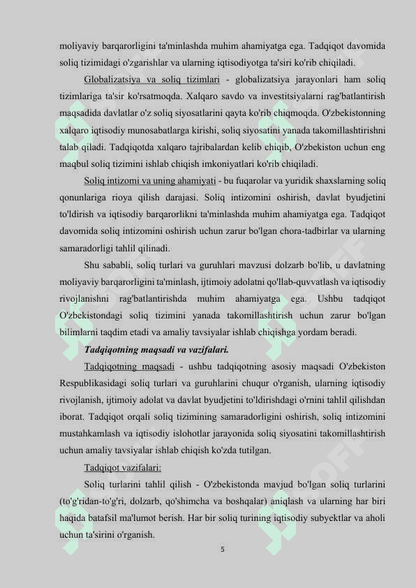 Soliq turlari va guruhlari 5