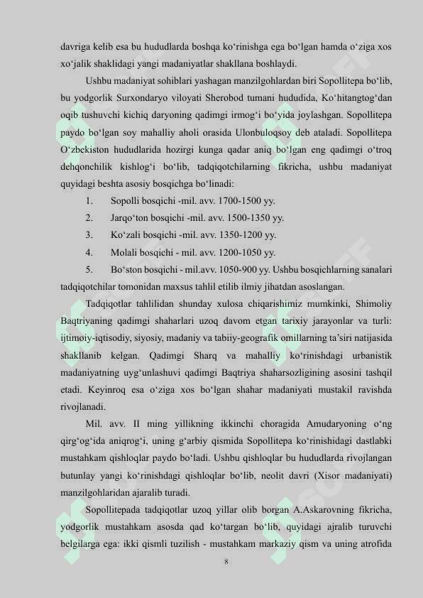 ILK DAVLATLAR DAVRIDAGI IQTISODIY VA IJTIMOIY TUZUM, AHOLISI VA XO‘JALIK HAYOTI. 7