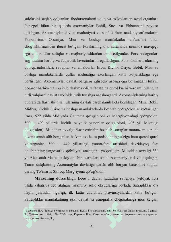 4. O‘RTA OSIYO SATRAPLIKLARIDA BOSHQARUV TIZIMI 3