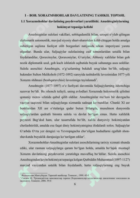 10. ANUSHTEGIN-XORAZMSHOXLAR DAVLAT BOSHQARUVI 5