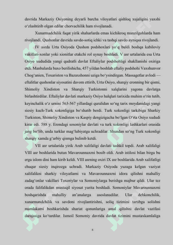 30. QADIMGI DAVLATCHILIKNING TURLARI VA BOSHQARUV SHAKLI 5