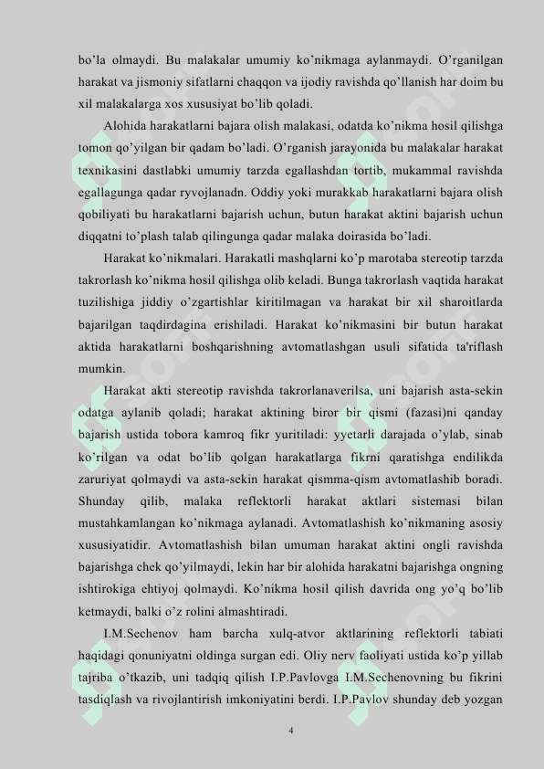 O’RGATISH JARAYONINING TUZILISHI VA UNDAGI BOSQICHLAR XUSUSIYATI 4