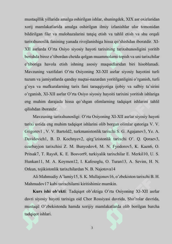 IX-XII asrlarda Markaziy Osiyoga oid manbalar. 3
