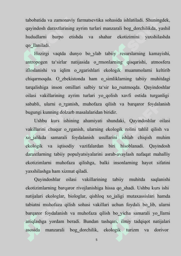 QAYINDOSHLAR OILASI 5