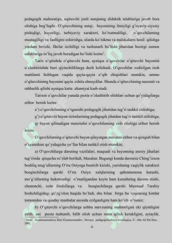TARIX TALIMIDA O'QITUVCHINING JONLI NUTQI VA UNING TALIM TARBIYAVIY AHAMIYATI 5