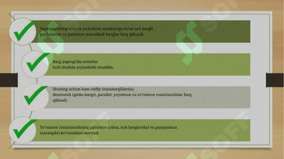 Bargning tuzilishi (morfologik, anatomik). 6