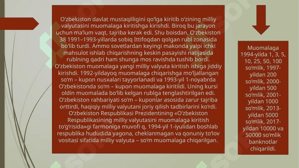 iqtisodiy islohotlar xususiy mulkchilikning shakllanishi bozor munosabatlarining shakllanishi 6