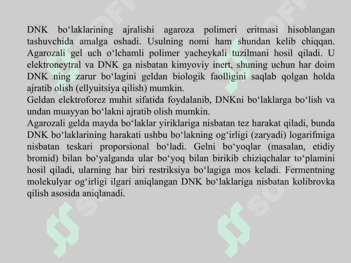 DNK BO‘LAKLARINI QIRQISH VA RESTRIKSION XARITALARNI TUZISH. 3