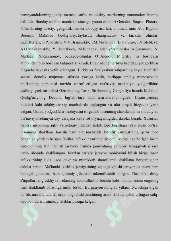 Eng qadimgi davirda yozuvni paydo bo’lishi. 4