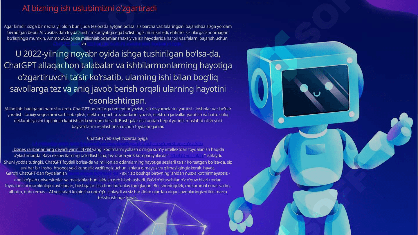 Texnologiya hayotimizni qanday o'zgartiradi 3